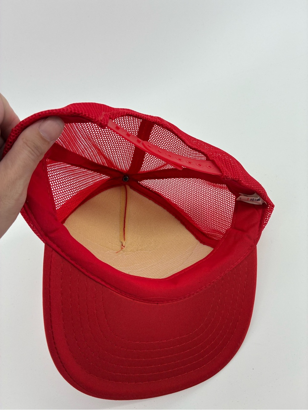 The Hockey News Athletic Headwear Red Trucker Hat - Picture 5 of 7